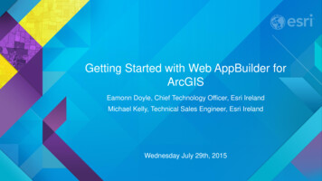 Getting Started With Web AppBuilder For ArcGIS