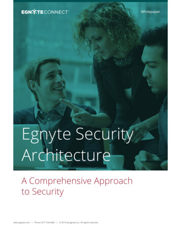 Egnyte Security Architecture - 4Thought Marketing
