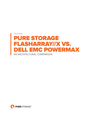 Pure Storage Vs EMC: Pure Storage FlashArray//X Vs. Dell .