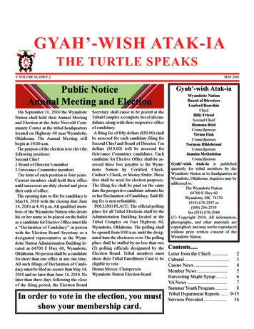 THE TURTLE SPEAKS - Wyandotte-nation 