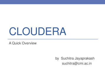 CLOUDERA - GitHub Pages