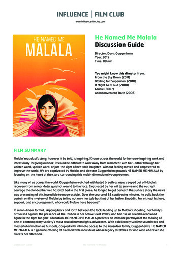 He Named Me Malala Discussion Guide - Influence Film Club