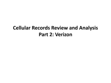 Cellular Records Review And Analysis Part 2: Verizon