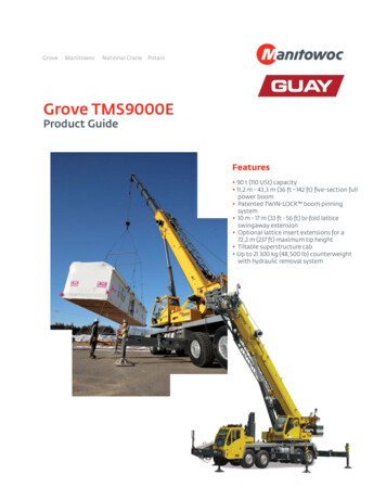Grove TMS9000E - Ironstagcrane 
