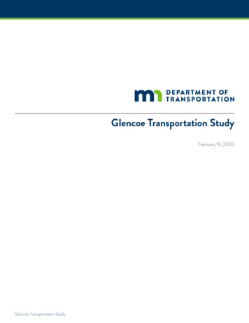 Glencoe Transportation Study Report