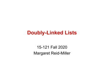 Doubly-Linked Lists