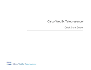 Cisco WebEx Telepresence