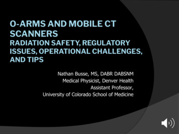 O-ARMS AND MOBILE CT SCANNERS - AAPM