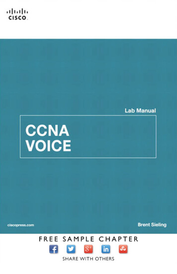 CCNA Voice Lab Manual - Pearsoncmg 