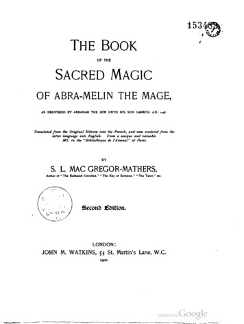 The Book Of The Sacred Magic Of Abra-Melin The Mage