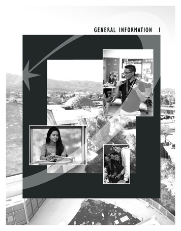 SECTION 1 - General Information - Palomar College