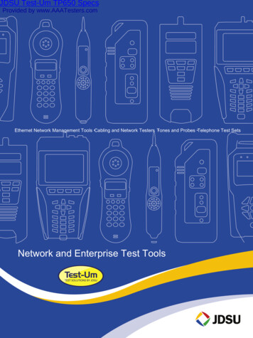 Network And Enterprise Test Tools