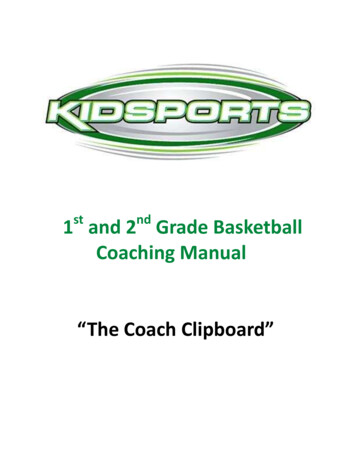 St Nd Grade Basketball Coaching Manual - Kidsports