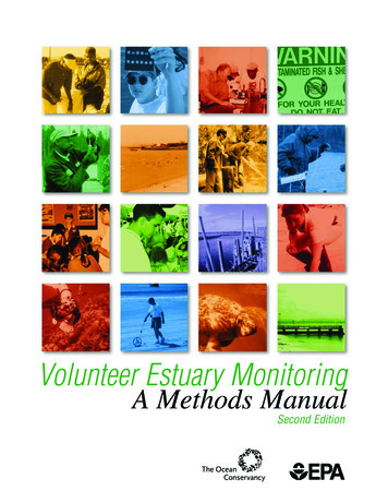 Volunteer Estuary Monitoring A Methods Manual