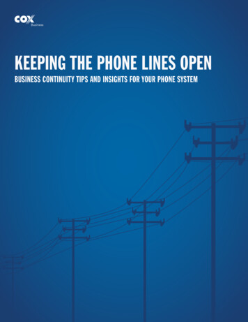 KEEPING THE PHONE LINES OPEN - Spiceworks
