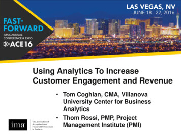 Using Analytics To Increase Customer Engagement And Revenue - Villanova