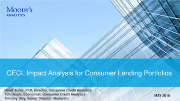 CECL Impact Analysis For Consumer Lending Portfolios