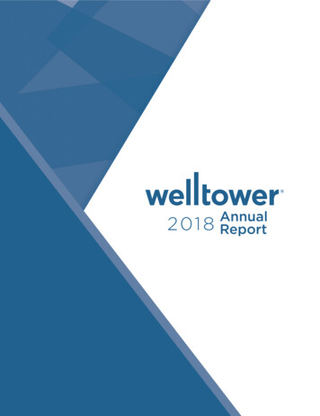 2018Report Annual - Welltower