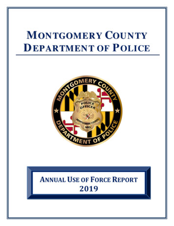 MONTGOMERY COUNTY DEPARTMENT OF POLICE