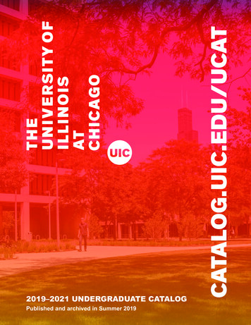 University Of Illinois At Chicago - 2019–2021 .