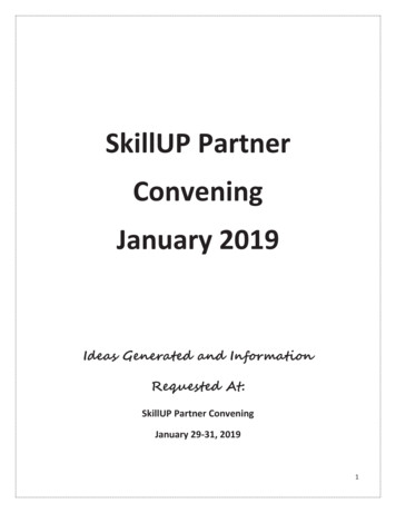 SkillUP Partner Convening January 2019 - Missouri