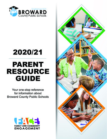 2020/21 PARENT RESOURCE GUIDE - Browardschools 