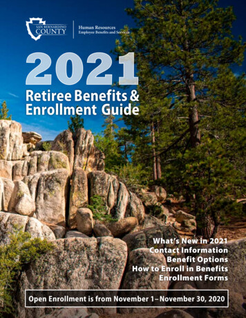 Retiree Benefits & Enrollment Guide