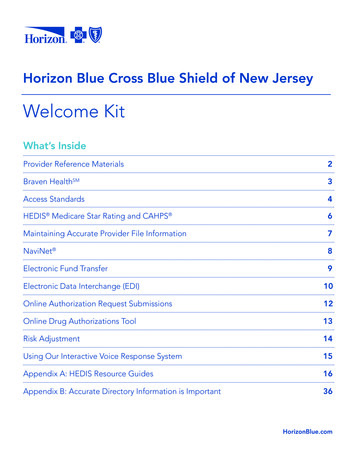 Horizon Blue Cross Blue Shield Of New Jersey