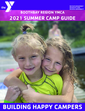 BOOTHBAY REGION YMCA 2021 SUMMER CAMP GUIDE