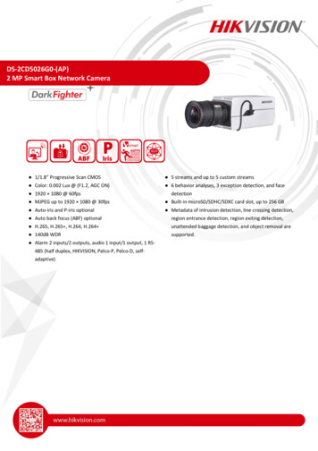 DS-2CD5026G0-(AP) 2 MP Smart Box Network Camera