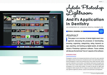 SHGDDS 1 Adobe Photoshop Lightroom - Dental XP