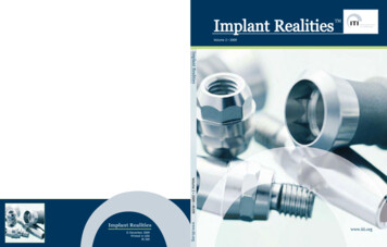 Implant Realities TM - Coroflot
