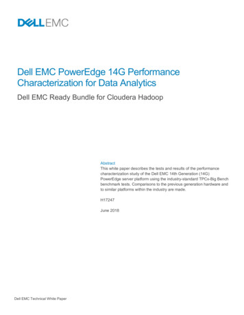 Dell EMC PowerEdge 14G Performance Characterization For .