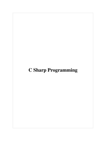 C Sharp Programming - Kau