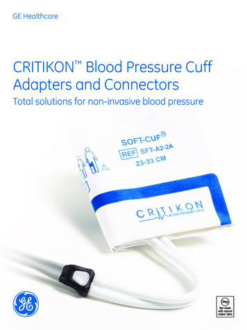 CRITIKON Blood Pressure Cuff Adapters And Connectors