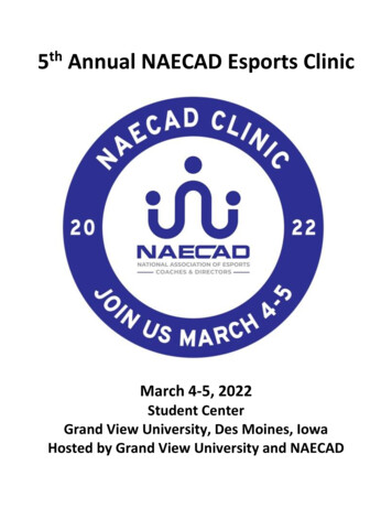 5th Annual NAECAD Esports Clinic - Uploads-ssl.webflow 