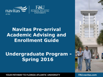 Navitas Pre-arrival Academic Advising And Enrollment Guide