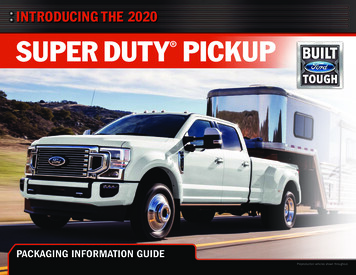 2020 Super Duty Packaging Guide - Dealer US