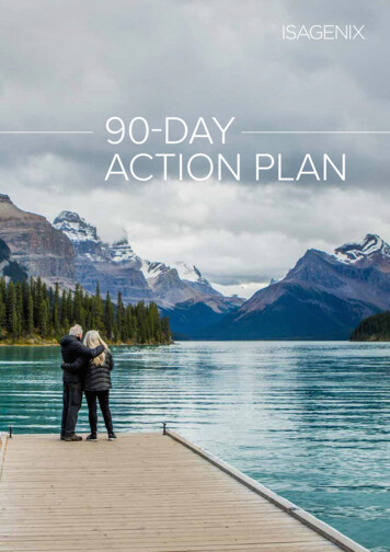 90-DAY ACTION PLAN - Isagenix Events