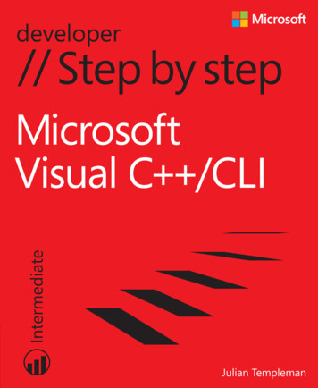 Microsoft Visual C /CLI Step By Step