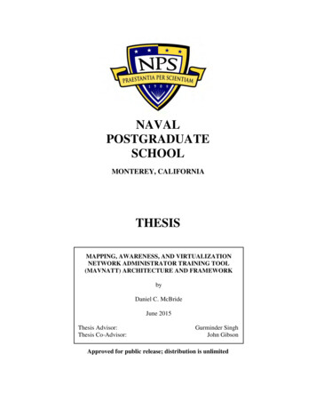 NAVAL POSTGRADUATE SCHOOL - DTIC