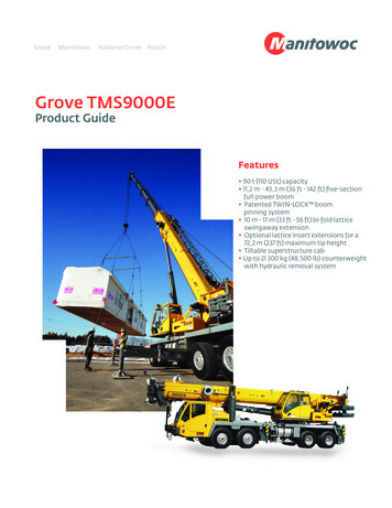Crane - 110T - Grove - TMS9000E