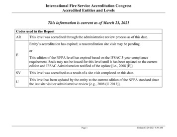 International Fire Service Accreditation Congress .