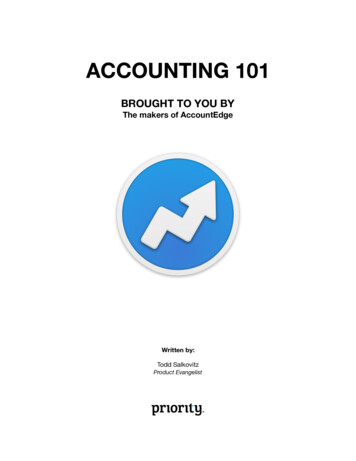 ACCOUNTING 101 - Get.acclivitysoftware 
