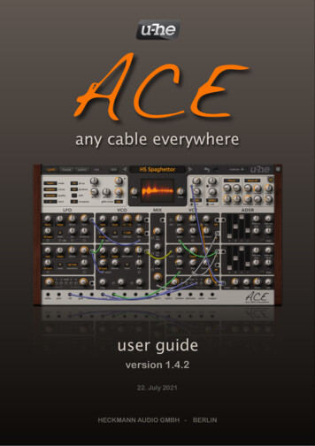ACE User Guide