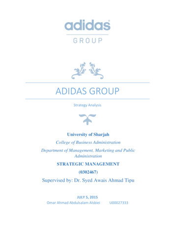 Adidas Group Strategy Analysis - ResearchGate