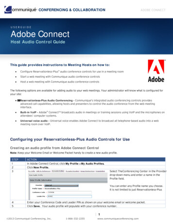Adobe Connect - Communiqué