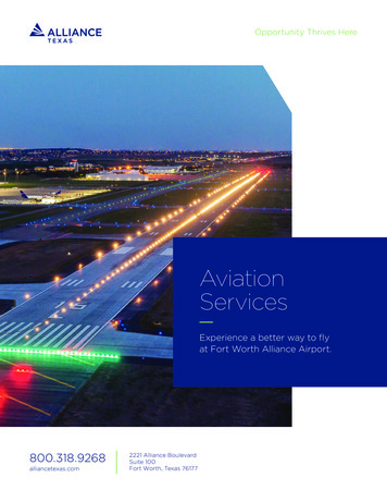 Aviation Services - AllianceTexas
