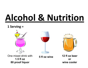 Alcohol & Nutrition - Miami