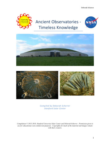 AncientObservatories ! Timeless’Knowledge